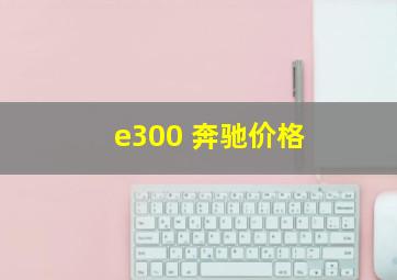 e300 奔驰价格